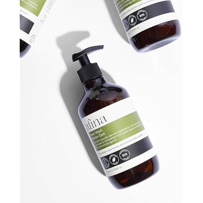 Afina GOLDEN OUD LUXURY HAND WASH - 500ML HAND SOAP BOTTLE - SENSUAL BLEND OF SPICY, CREAMY FLORAL NOTES BACKED WITH WARM AMBERY & WOODY UNDERTONES - VEGAN FRIENDLY HANDWASH - UK PRODUCED - Image 2